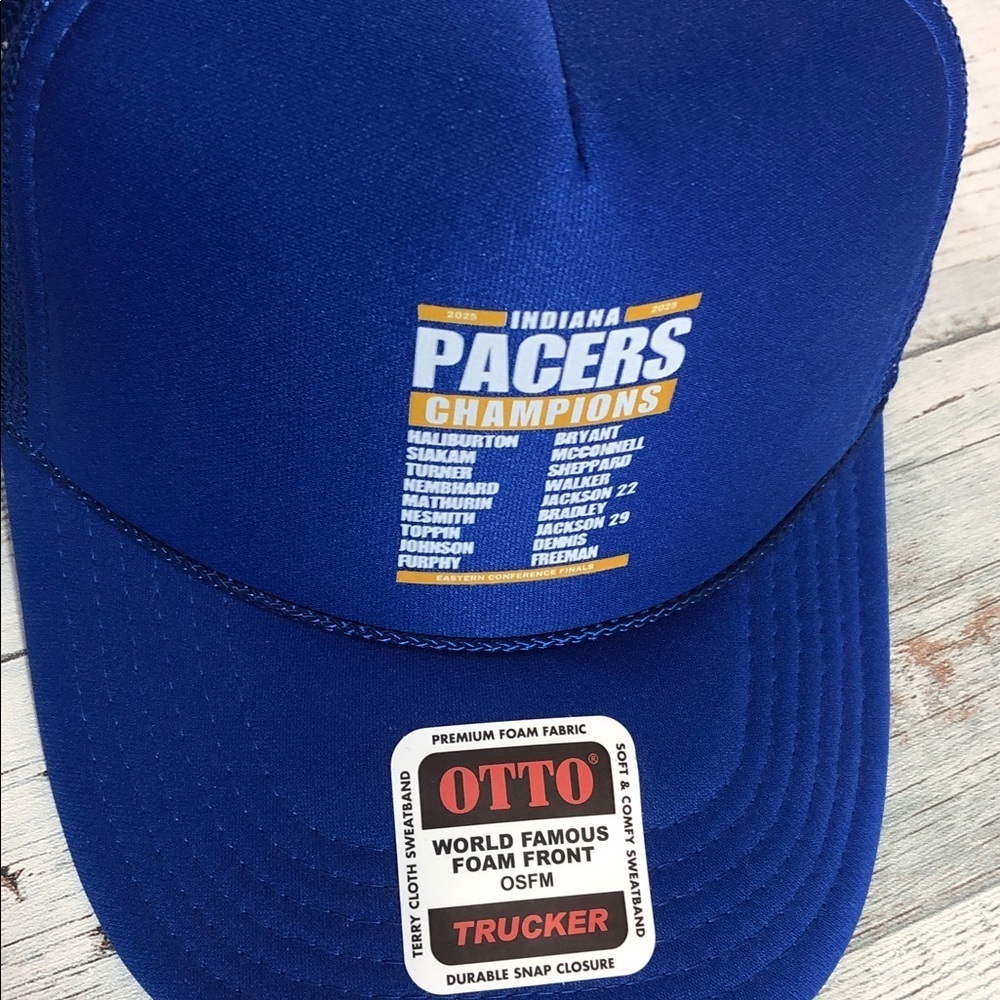 Indiana Pacers Eastern Championship Conference Champion Truckets 2025 Cap